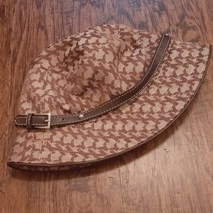 New York & Company NY Logo Brown Women's Bucket Hat One Size